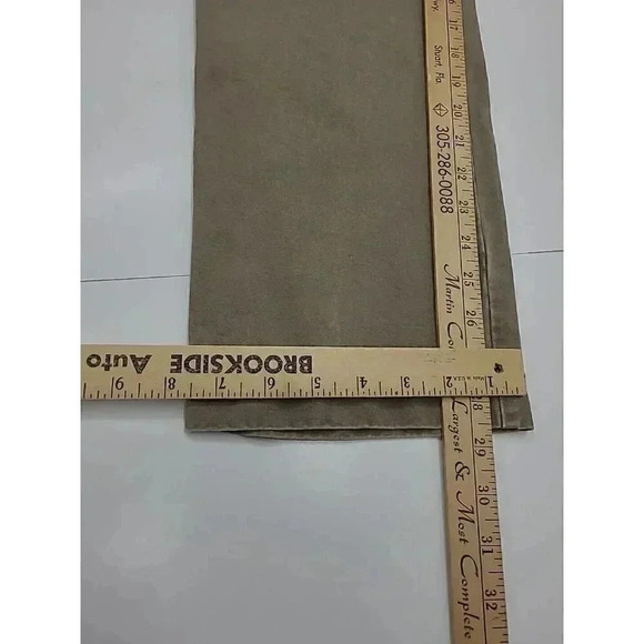 Cremieux Khaki Pants Men's Size 34x30 Straight Leg Flat Front - Picture 6 of 6